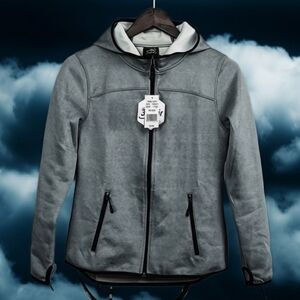 Athletic Hoodie jacket from 360 Air heather grey size XS NWT